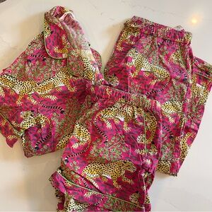 Printfresh Bagheera pink tiger 3-piece pj set, 100% organic cotton